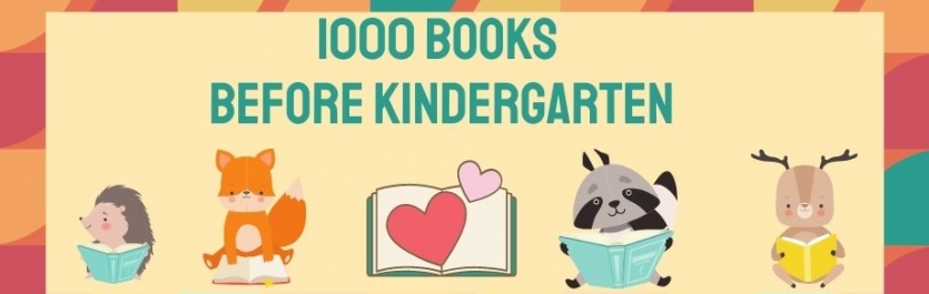 1000 Books Before Kindergarten Banner Photo