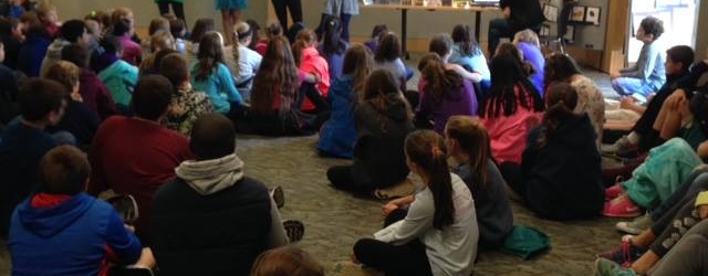 2015 6th Grade Library Visit Banner Photo
