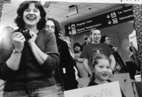 Karen and Nataniah welcoming Rita home!