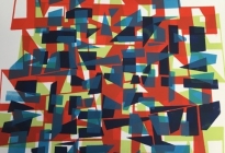 Gail Hansen, Confetti, Silkscreen Print