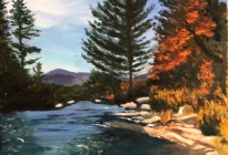 Ivona Bogojevic, Afternoon On The River, Oil