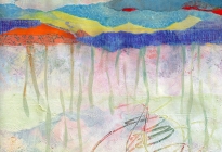 Nan Daly, By the Light of Day, Painted Collage
